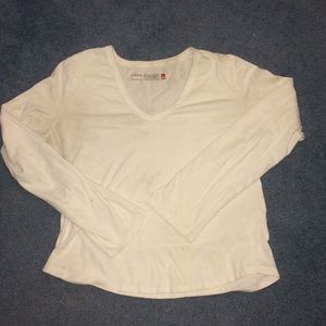 White long sleeve j crew shirt